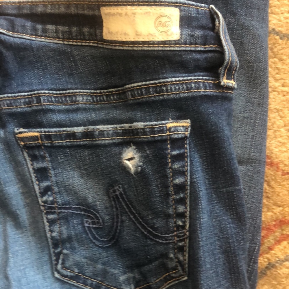 AG The Stilt Rollup cigarette roll-up 27 jeans - Picture 6 of 9
